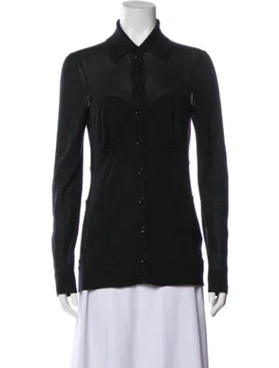 Pre-owned Burberry Cashmere Sweater In Black