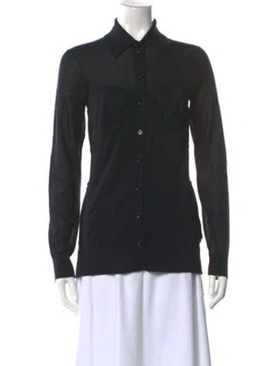 Pre-owned Burberry Cashmere Sweater In Black