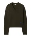Burberry Cashmere Sweater In Black
