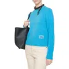 Burberry Cashmere Sweater In Blue