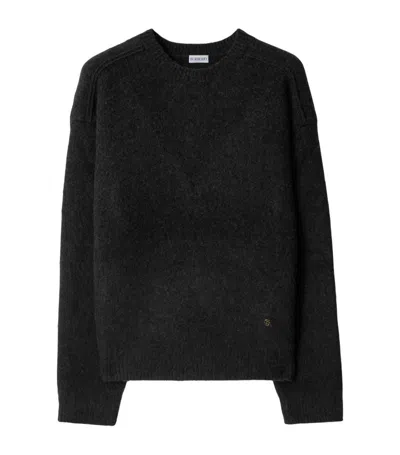 Burberry Cashmere Sweater In Grau