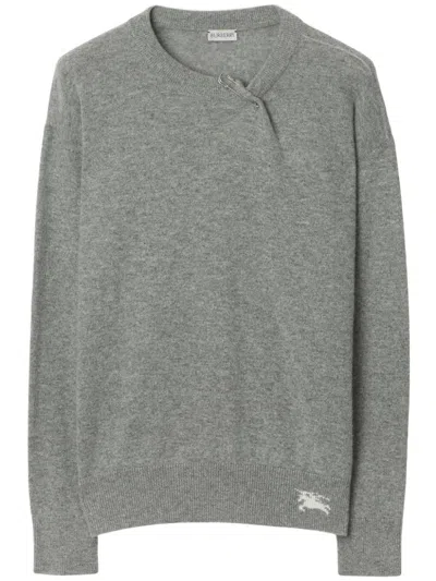 Burberry Cashmere Sweater In Grey