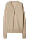 Burberry Cashmere Sweater In Neutrals