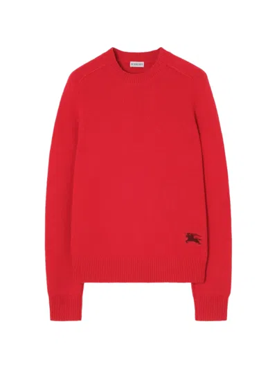 Burberry Cashmere Sweater In Red
