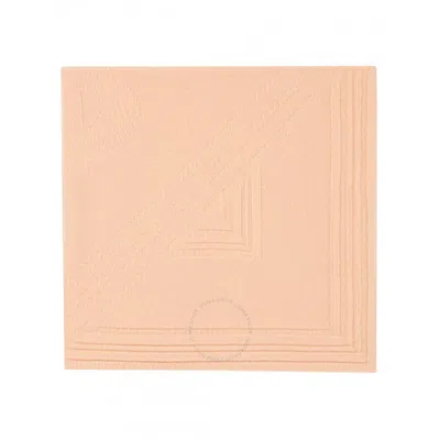 Burberry Cashmere Tb Monogram Diamond Baby Blanket In Orange