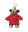 Burberry Charm Keychain Bear Thomas In Red
