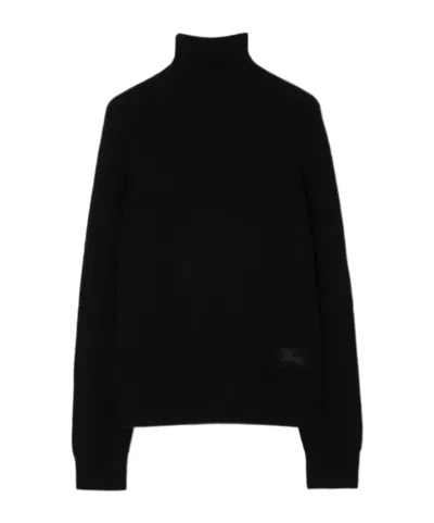 Burberry Cashmere Turtleneck Sweater In Blue