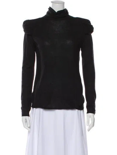 Pre-owned Burberry Cashmere Turtleneck Sweater In Gray