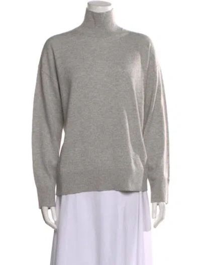 Pre-owned Burberry Cashmere Turtleneck Sweater W/ Tags In Gray