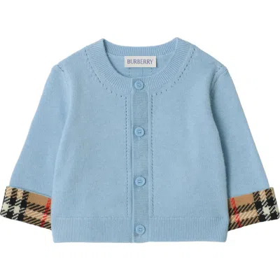 Burberry Cashmere Two-piece Baby Gift Set In Blue