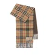 Burberry Reversible Checked Cashmere Scarf In Neutrals