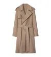 Burberry Cashmere Wrap Coat In Brown