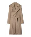 Burberry Cashmere Wrap Coat In Nude