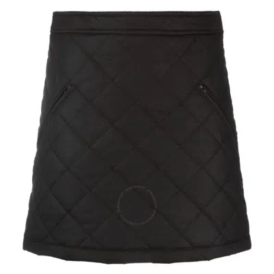 BURBERRY BURBERRY CASIA HIGH-WAIST QUILTED SKIRT