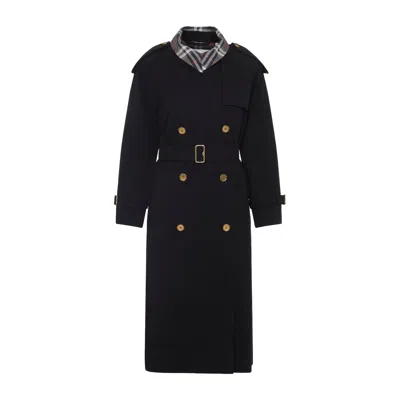 Burberry Castelford Trench In Black