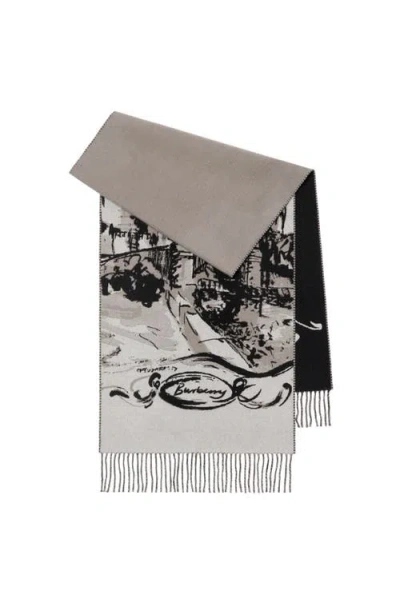 BURBERRY BURBERRY CASTLE CASHMERE SCARF