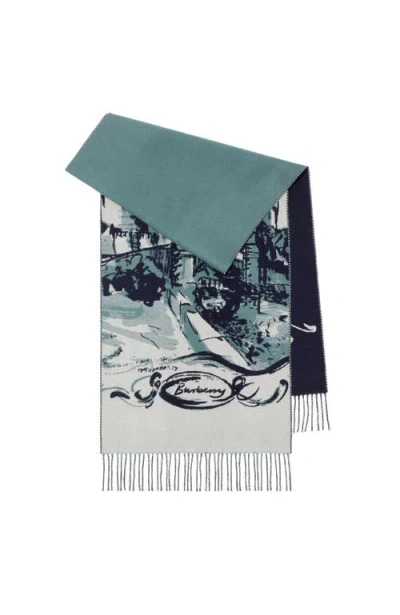 BURBERRY BURBERRY CASTLE CASHMERE SCARF
