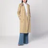 Burberry Castleford Double-breasted Trench With Check Collar