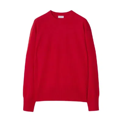 Burberry Casual Crew Neck Wool Sweater In Multi