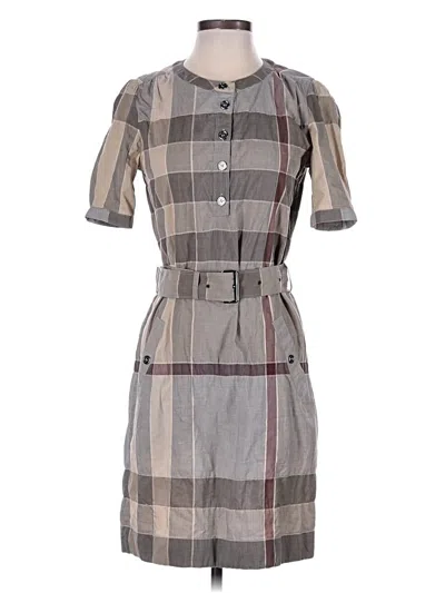 Pre-owned Burberry Casual Dress In Brown