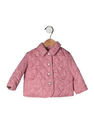 Pre-owned Burberry Babies' Casual Jacket In Pink