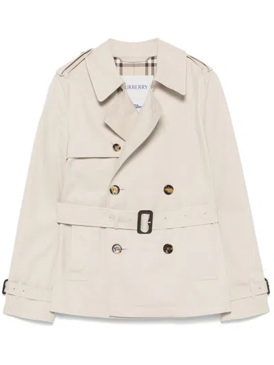 Burberry Casual Jackets Clothing In Brown