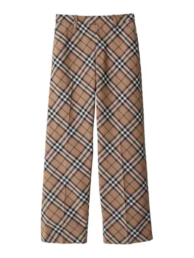 Burberry Multicolor Checked Tailored Trousers