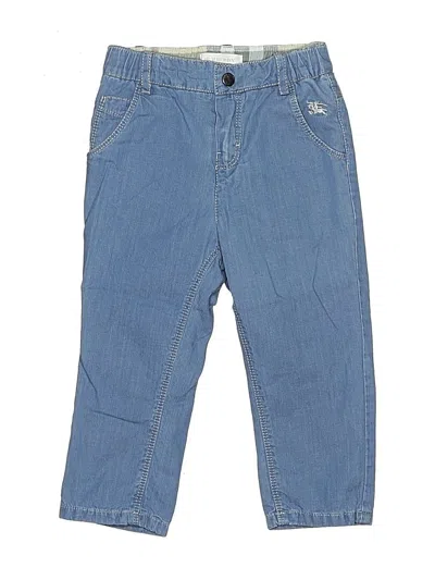Pre-owned Burberry Kids' Casual Pants In Blue
