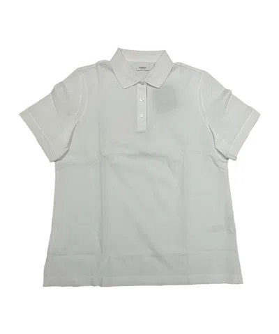 Burberry Casual Polo Shirt In Gray