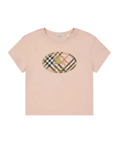 Burberry Casual Shortsleeve Tshirt In Pink