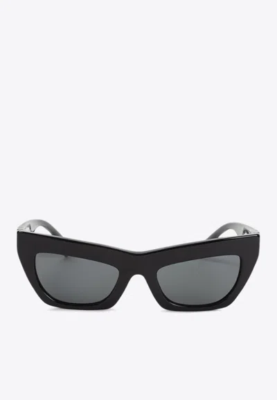 Burberry Cat-eye Acetate Sunglasses In Black