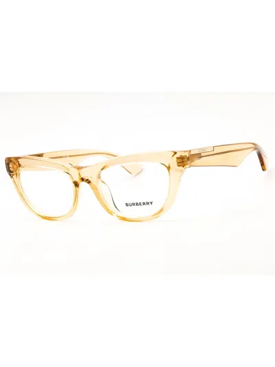 Burberry Cat Eye Eyeglasses For Women - Stylish And Versatile In Yellow