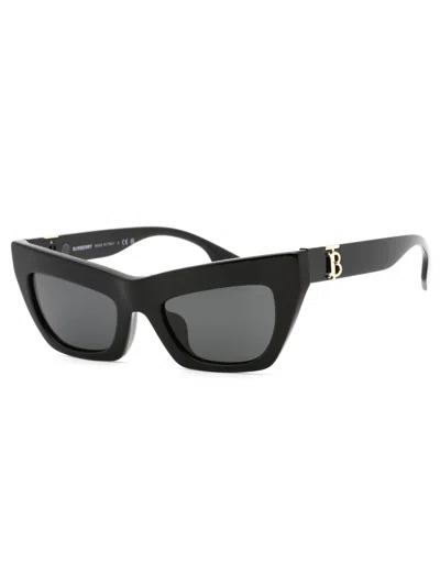 Burberry Cat Eye Premium Sunglasses For Women In Black