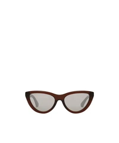 Burberry Classic Sunglasses In Clear Dark Brown