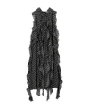 Burberry Cate Polka-dot Ruffled Minidress In Black