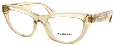 Burberry Cat-eye Acetate Eyeglasses 50-18-140 In 4063 - Brown / Demo