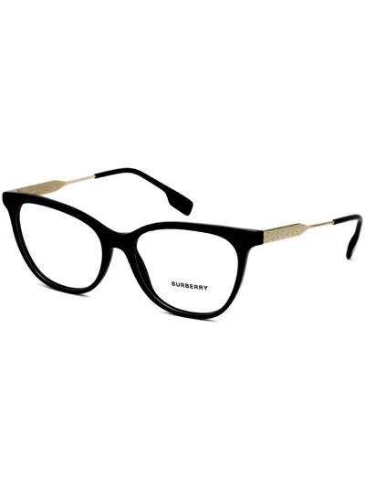 Burberry Cat-eye Eyeglasses For Women - Sleek And Modern Design In Black
