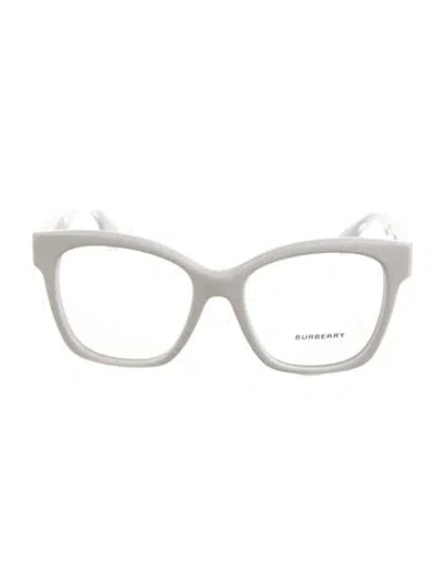 Pre-owned Burberry Cat-eye Eyeglasses In White