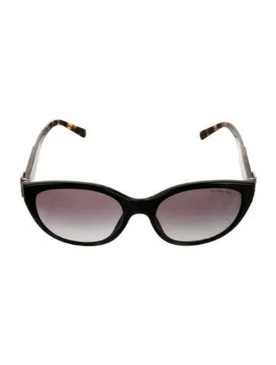 Pre-owned Burberry Cat-eye Gradient Sunglasses In Black