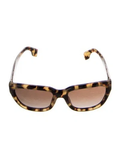 Pre-owned Burberry Cat-eye Gradient Sunglasses In Multi