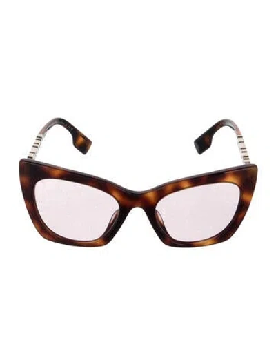 Pre-owned Burberry Cat-eye Tinted Sunglasses In Multi