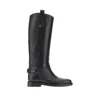 Burberry Cavalier Boots Brown In Multi