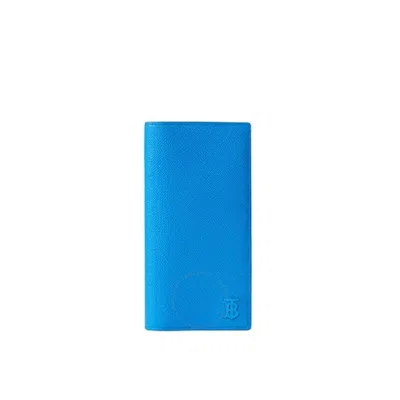 Burberry Cavendish Tb Continental Leather Wallet In Blue