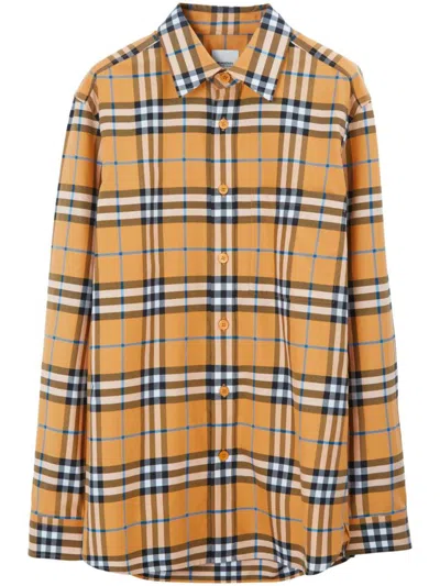 Burberry Vintage-check Cotton Shirt In Multicolor