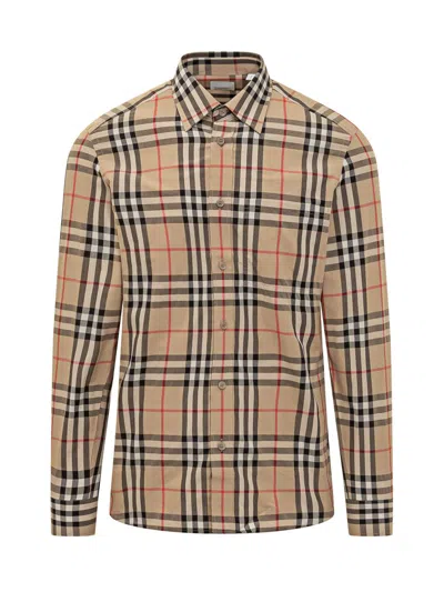 Burberry Caxtan Shirt In Brown