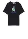 Burberry Kids Black Cedar Duck Walk T-shirt In Black