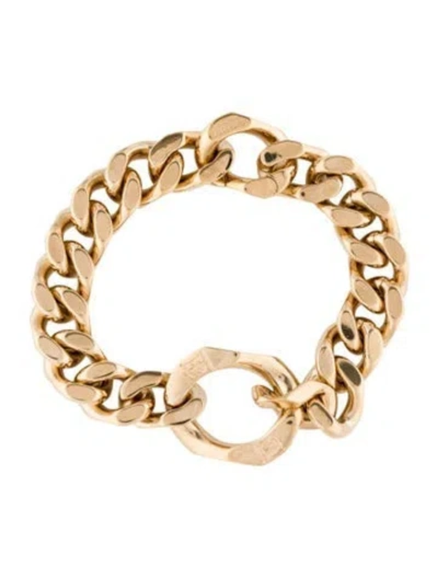 Pre-owned Burberry Chain Link Bracelet, 7" In Multi