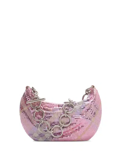 Burberry Chain-link Mini Bag In Dawn