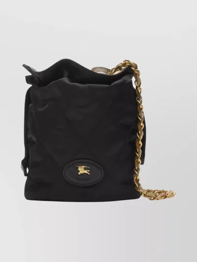 Burberry Chain Pouch Featuring Quilted Design