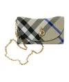 Burberry Chain Shoulder Bag In Nude